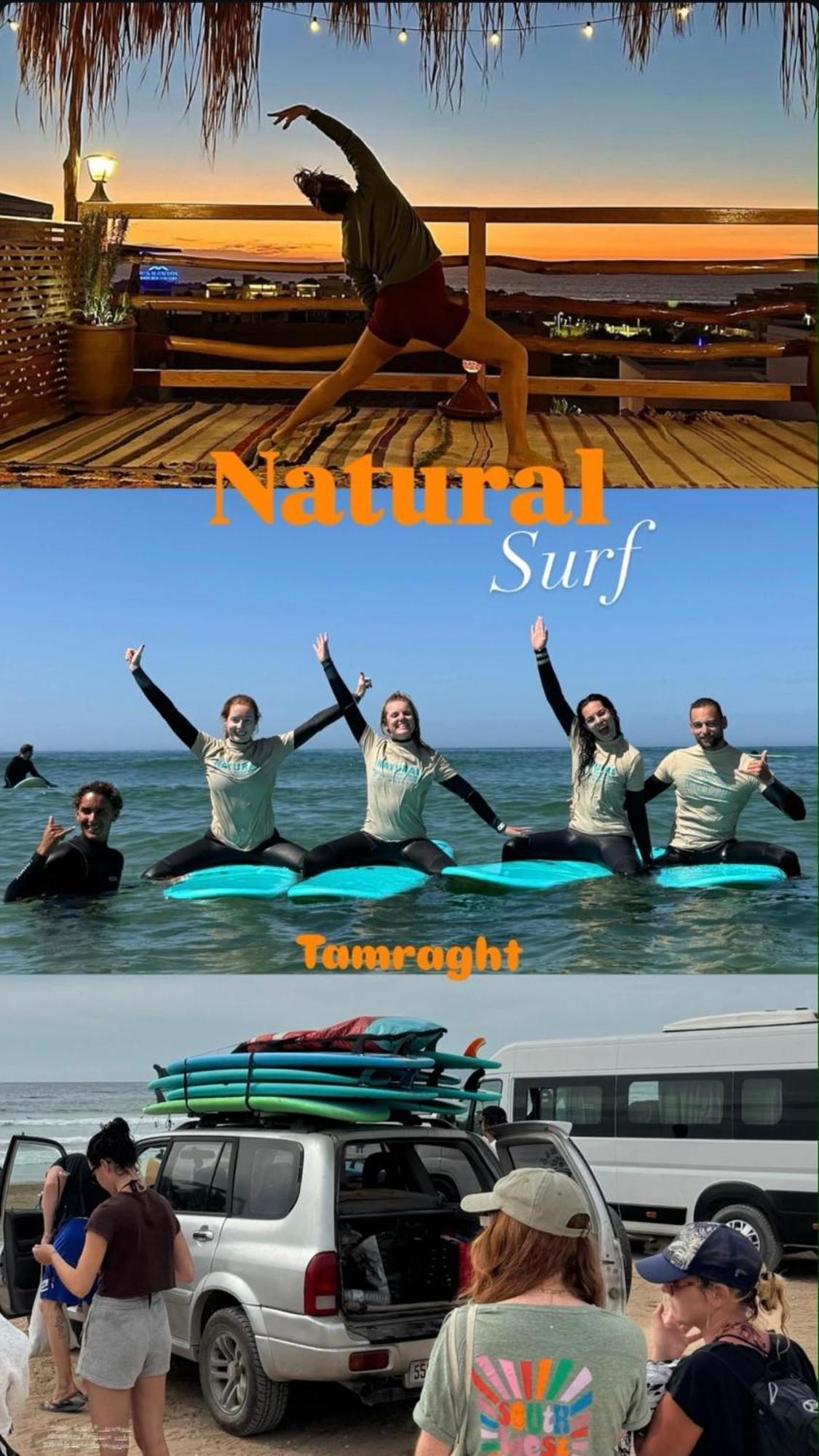 Natural Surf House Tamraght Bagian luar foto